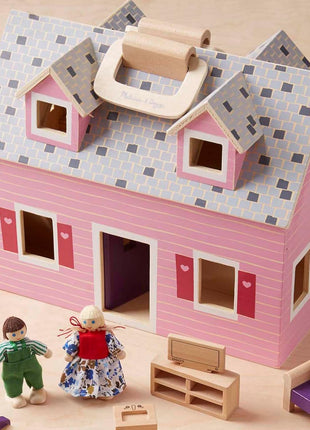 Melissa and Doug MD3701 Fold & Go Mini Dollhouse Toy