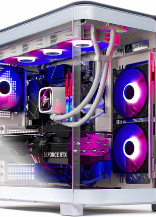 Skytech Gaming King 95 Gaming PC, AMD Ryzen 7 7800X3D 4.2GHz, NVIDIA RTX 5070 Ti 16GB VRAM, 1TB Gen4 NVMe SSD, 32GB DDR5 RAM 6000, 850W Gold ATX 3 PSU, 360 ARGB AIO, WI-FI 5, Windows 11, Desktop