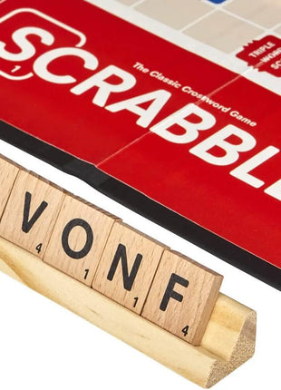Hasbro Gaming Scrabble Board Game, Classic Word Games for Kids Ages 8 and Up, Fun Family Game for 2-4 Players, The Classic Crossword Game