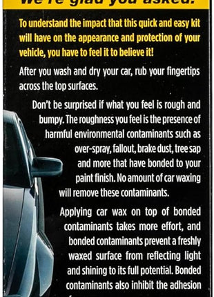 Meguiar's G191700 Smooth Surface Clay Kit, Safe and Easy Car Claying for Smooth as Glass Finish