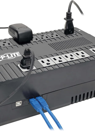 Tripp Lite 750VA UPS Battery Backup, 450W AVR Line Interactive, USB, Ultra-Compact (AVR750U)