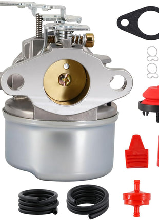640084B Carburetor Compatible with Tecumseh 5HP MTD 632107A 632107 640084 640084A TORO 521 Snow Blower HSSK40 HSSK50 HS50 LH195SA 632107 640084 640105 640299 632107A 4&5 HP Engines