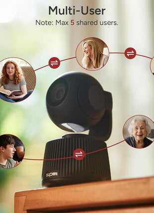 PawTrack 4K Pet Camera with Auto Tracking, 360° Pan/270° Tilt, Behavior Alerts & Smart Pet Vlog & Two-Way Audio, Privacy Mode, Multi-Pet ID, 1080p Daily Recording Smart Pet Monitor