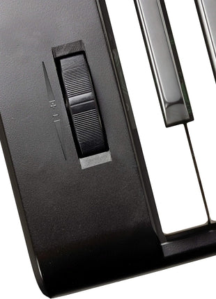 RockJam 61 Key Keyboard Piano Stand With Pitch Bend Kit, Piano Bench, Headphones, Simply Piano App & Keynote Stickers