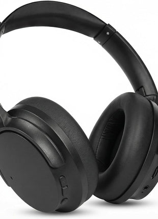 Morpheus 360 Synergy HD Bluetooth Headphones Wireless, Qualcomm aptX HD, CES 2025 Twice Picks Award Creators, Over-Ear Noise Cancelling Headphones, 50Hr Playtime, USB-C, Korean Protein Leather, Black