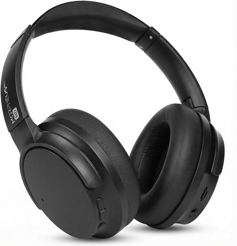 Synergy HD Bluetooth Headphones Wireless, Qualcomm aptX HD, CES 2025 Twice Picks Award Creators, Over-Ear Noise Cancelling Headphones, 50Hr Playtime, USB-C, Korean Protein Leather, Black