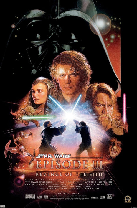 Trends International 24x36 Star Wars: Revenge of the Sith   One Sheet Wall Poster, 24.00 inch x 36.00 inch, Unframed Version