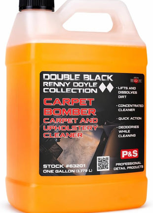 P & S PROFESSIONAL DETAIL PRODUCTS Carpet Bomber – Professional Upholstery Cleaner, Citrus-Based Formula, Removes Grease, Dirt & Odors, Highly Dilutable, Safe for Engines & Wheel Wells - 1 Gallon
