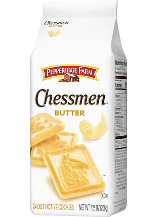 Pepperidge Farm Chessmen Butter Cookies, 7.25 oz. Bag (Packaging may vary)