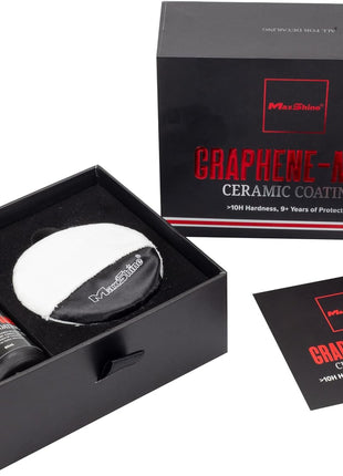 Maxshine Graphene-MAX Ceramic Coating 60mL | Universal Advanced Graphene & Ceramic Formula | Hydrophobic Car Coating with 9-Year Durability | High Gloss Finish & Professional Paint Protection