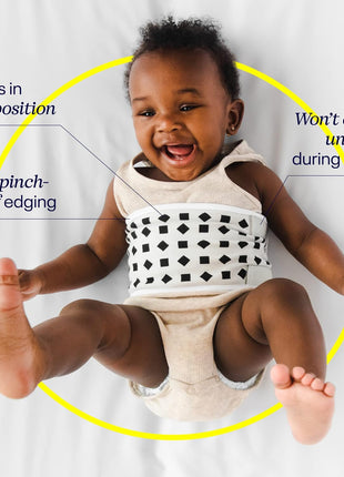 Nanit Breathing Wear Band - 100% Cotton, Works with Nanit Pro Baby Monitor to Track Breathing Motion Sensor-Free, Fits Newborns and Infants