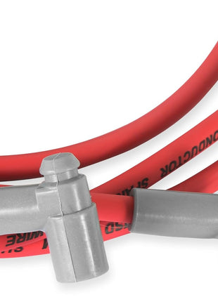 MSD 31299 Super Conductor Spark Plug Wire Set Red