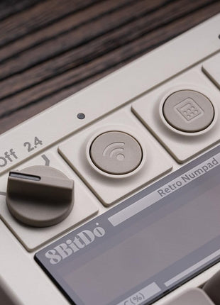 8BitDo Retro 18 Mechanical Numpad, Supports Calculator Mode, Bluetooth/2.4G/Wired Numpad for Windows and Android - M Edition
