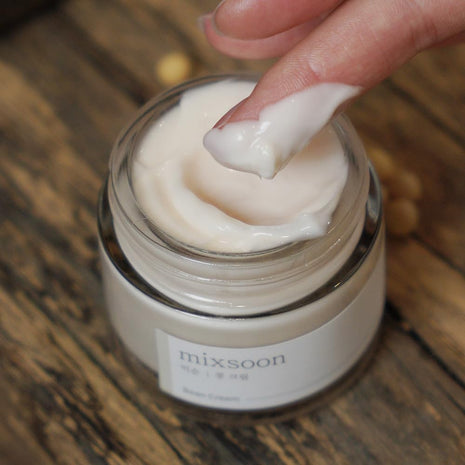 mixsoon Bean Cream-Deep Moisturizer Face Cream, Hydrating and Smoothing for Face, Fermented Soybean Extract, Lightweight Non-Sticky Finish 50ml / 1.69 fl.oz. Korean Glass Skin Care