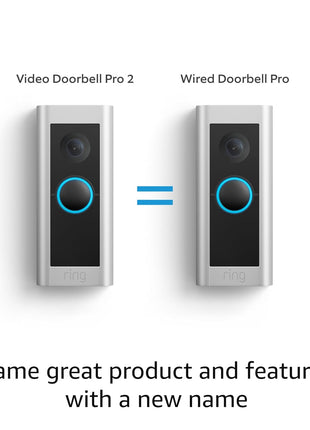 Like-New Ring Wired Doorbell Pro (2021 model) – Best-in-class with cutting-edge features (existing doorbell wiring required)