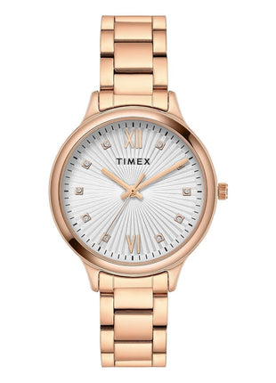 TIMEX Trendline Silver Round Dial Analog Women's Watch - TWTL12116