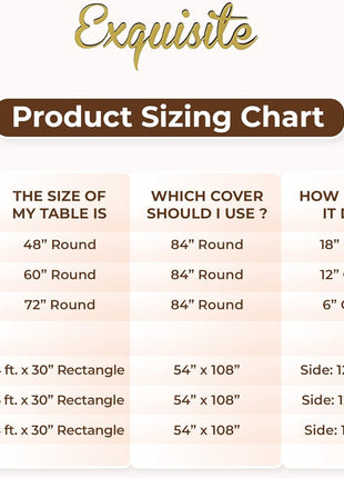 Exquisite 12 Pack Premium Plastic Tablecloth 54 Inch. x 108 Inch. Rectangle Table Cover White