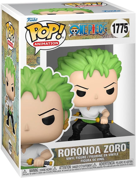 Funko POP! Animation: One Piece - Zoro - 1 in 6 Chance of Rare Chase | Official Anime Merch - Collectable Vinyl Figurine for Shelf Display - Birthday Gift Idea for Fans and Collectors