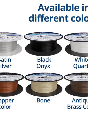 Soft Flex 21 Strand Beading Wire - Fine 0.14 Diameter - 30 Feet Design Wire - Satin Silver