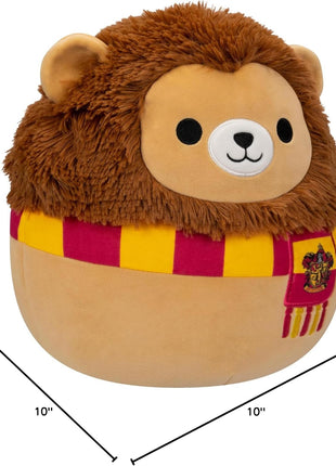 Squishmallows Original Harry Potter 10-Inch Gryffindor Lion Plush - Medium-Sized Ultrasoft Official Jazwares Plush