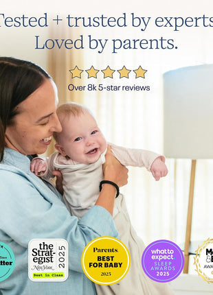 Nanit Smart Baby Monitor System with Wall Mount & 8inch Display Screen - Crystal-Clear Video, Real-Time Notifications, Sleep Insights - Baby Must Have for Parents