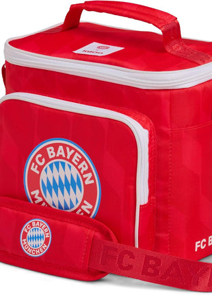 Igloo FC Bayern Munchen 9-Can Square Lunchbox, Red