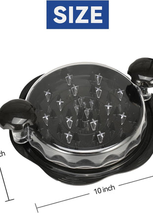 Chicken Shredder Tool Twist for Kitchen, Manual Chicken Breast Grinder Machine for Ground Food, Meat & Vegetables (Elegant Black)