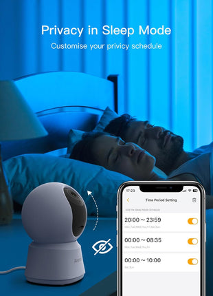 ARENTI 5G Indoor Security Camera, 4MP Pet Camera with Speaker for Dog/Cat, Baby Monitor with Phone App, Dual-Band WiFi, Auto Tracking, Super Night Vision, 2-Way Talk, Cloud & SD Card Storage(P2Q)