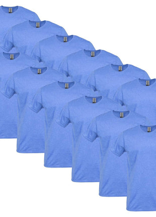 Gildan Adult Softstyle Cotton T-Shirt, Style G64000, Multipack, White (2-Pack), Large