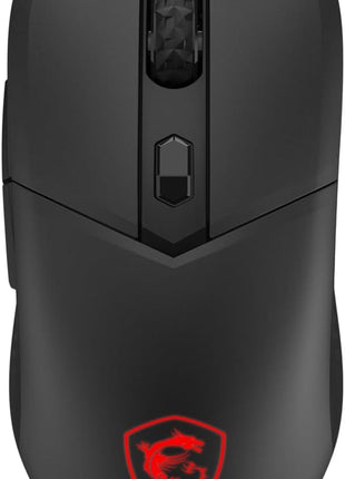 msi Versa 300 Elite Wireless Gaming Mouse - 26000 DPI Optical Sensor, 1000 Hz Polling Rate, Symmetrical, 60M+ Click OMRON Switches, 6 Buttons, 200-Hour Battery, 1ms Latency, RGB, 65g - Wired/Wireless