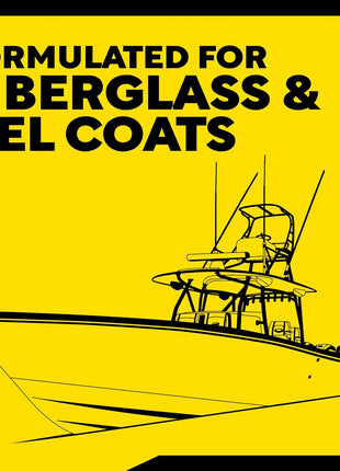 Meguiar's Marine/RV One Step Compound, M6732, Removes Oxidation, Stains, Scratches, and Water Spots, Restores Color and Shine to Fiberglass Gel Coat Finishes, Christmas Gift Ideas for Car Dads, 32 Oz