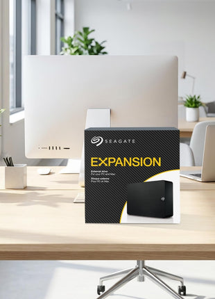 Seagate Expansion 16TB External Hard Drive HDD - USB 3.0, with Rescue Data Recovery Services (STKP16000400)