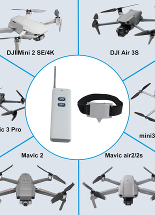 Universal Drone Airdrop System Compatible with DJI Mavic Mini 4 Pro, Mini 3, Mini 2, Air 2, Air 2S, Mavic 3 Pro, Mavic 2 - Payload Clip, Release Device, Airdropper with Fish Bait Ring Thrower Accessories (Drones Not Included)