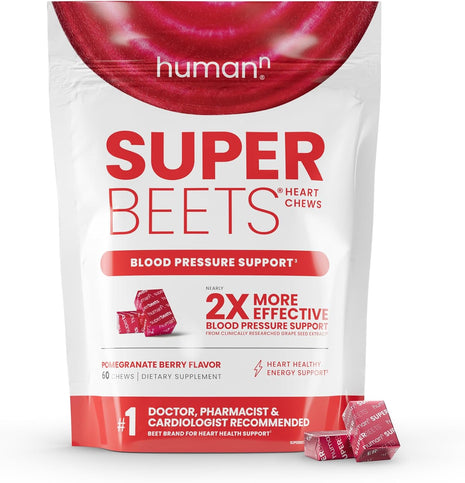 HumanN SuperBeets Heart Chews & SuperBerine Capsules