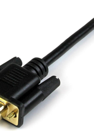 StarTech.com HD2VGAMM6 HDMI to VGA Adapter with Intergrated 6 Foot Cable - Black - 1920x1200 / 1080p [Parallel Import]