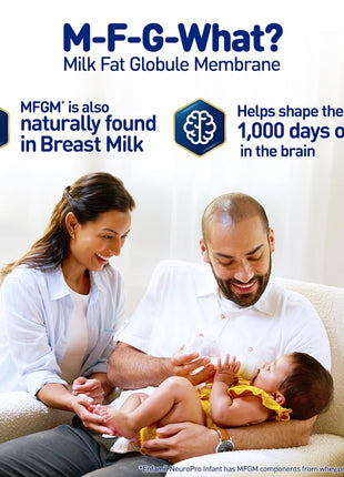 Enfamil NeuroPro Baby Formula, Brain Building Duo DHA & MFGM, Exclusive Immune Supporting HuMO6 Blend, Powder Infant Formula, Baby Milk, 28.3 Oz Value Can