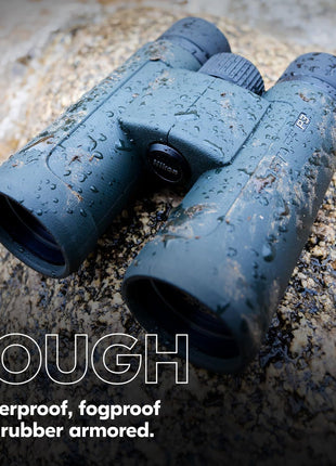Nikon PROSTAFF P3 8x42 Binocular | Waterproof, fogproof, rubber-armored Full-Size Binocular, wide field of view & long eye relief | Official Nikon USA Model | Waterproof, fogproof, wide field of view, long eye relief, rubber-armored Full-Size Binocular