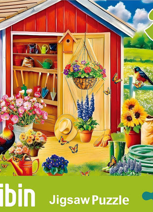 300 Piece Puzzle for Adults Kids Seniors - Beach Surf Shop - Summer Beach Puzzle