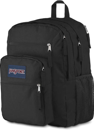 JanSport Laptop Backpack - Computer Bag with 2 Compartments, Ergonomic Shoulder Straps, 15" Laptop Sleeve, Haul Handle - Black