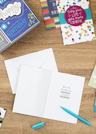 Hallmark Assorted Birthday Greeting Cards (12 Cards and Envelopes)