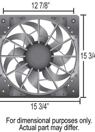 Derale 16926 HO RAD Fan with Shroud Puller Only