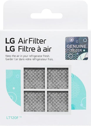 LG 6 Month (LT120F) Replacement Refrigerator Air Filter, 1 Count (Pack of 1), White