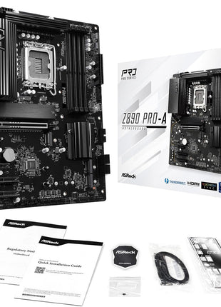 ASRock Z890 Pro-A Motherboard Intel Core Ultra LGA1851 RL-ILM DDR5 8666 MHz 256 GB ATX Motherboard PCIe 5.0