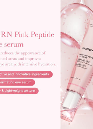 medicube Eye Serum with Salmon DNA PDRN & Pink Peptides | 99% Purity Retinol for Fine Lines | PDRN & Niacinamide for Uneven Skin Tone | Korean Skincare, 1.01 fl.oz
