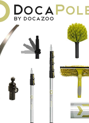 DOCA Car Wash Equipment - Car Wash Mop Attachment - Other Options Include Squeegee, Kit, Mitt, Soft Bristle Brush with or Without Long Handle Extension Pole