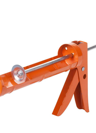 Bates- Caulking Gun, 10:1 Thrust Ratio, Orange, No Drip Sealant Gun | Silicone Application Tool for Home Repair, Bathroom and Kitchen Sealing Work