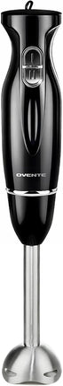 OVENTE Electric Corded Hand Blender, 300W with 2 Mixing Speeds Black HS560B | Handheld Immersion Stick Mixer with Stainless Steel Blades for Smoothies, Purees & Baby Food