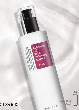 Cosrx Galactomyces 95 Essence, 3.4 fl oz (100 ml), Galactomyces Fermentation Filtrate, Texture Essence, Fermented Beauty Serum, Sensitive Skin, Cosrx Skincare, Basic Cosmetics, Korean Skincare