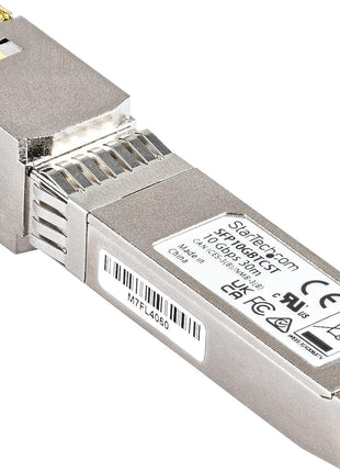 StarTech.com Cisco SFP-10GB-T-X Compatible SFP+ Module, 10GBASE-T, SFP to RJ45 Cat6/Cat5e, 10GE Gigabit Ethernet SFP+, 30m