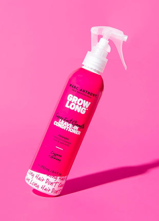 Marc Anthony Grow Long, Detangling Leave-In Hair Conditioner Spray | Anti-Frizz Anti-Breakage Hair Care for Dry Damaged Hair & Split Ends - Biotin, Vitamin E, Caffeine & Ginseng - Sulfate Free